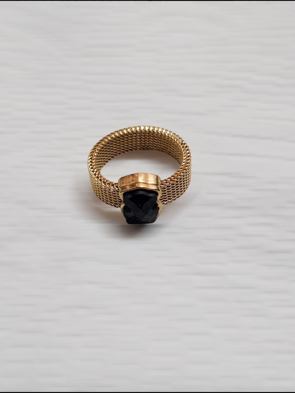 Gold Mesh Ring